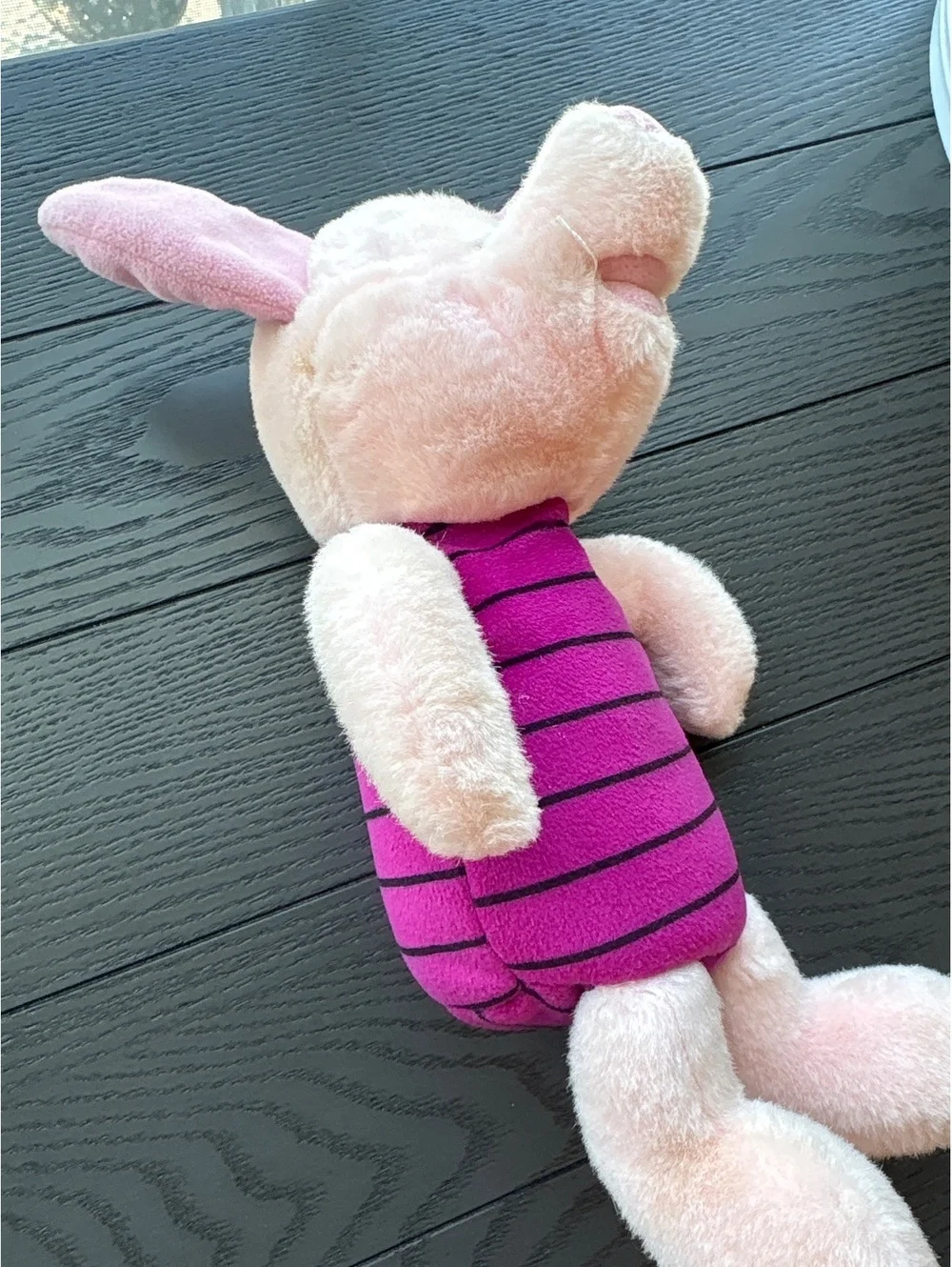 Vintage 1970's Disney Plush Piglet Stuffed Animal Toy Winnie the Pooh